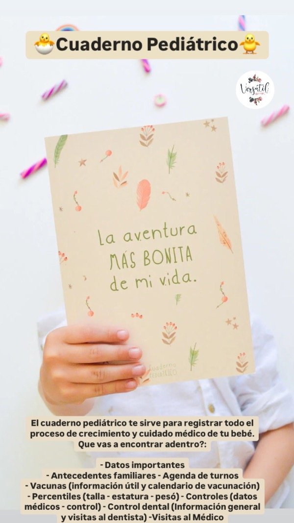 Producto - Plumas - Cuaderno pediátrico