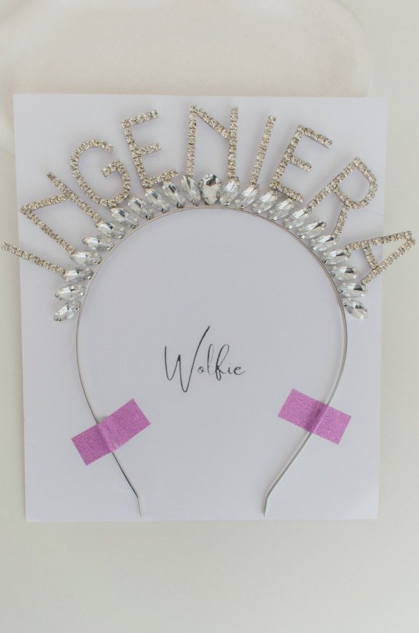Producto - Vincha STRASS + CORONA DE GEMAS - 0