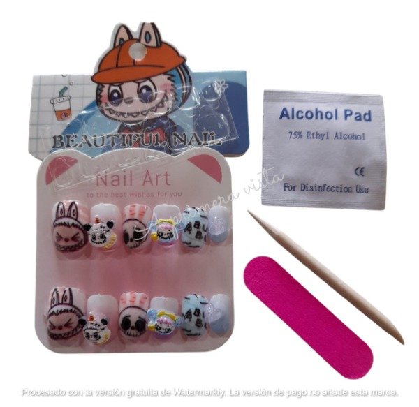 Producto - Uñas postizas labubu