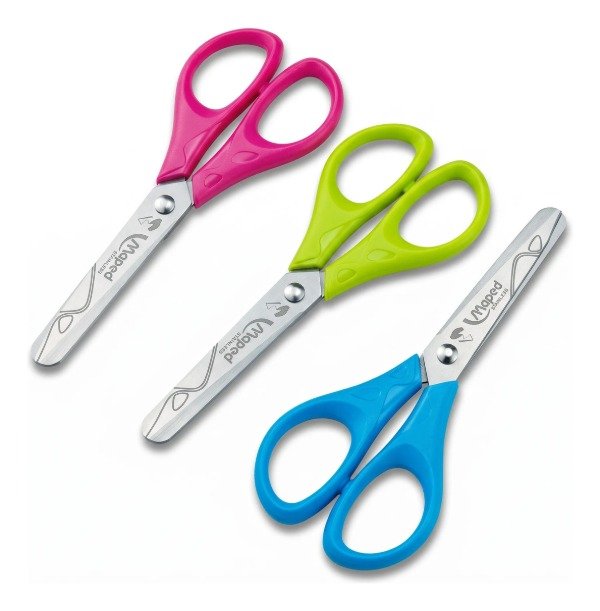 Producto - Tijera Maped 13 cm Essential 464212 Celeste - 0