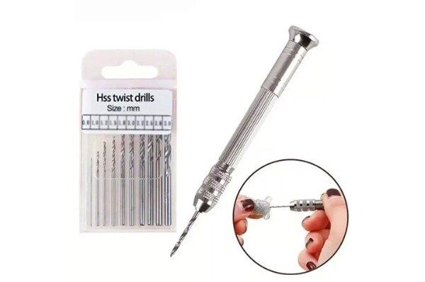 Producto - Mini Taladro Manual + Mechas Resina Artesanias