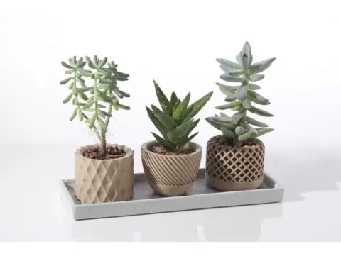 Producto - Floreros geométricos modernos