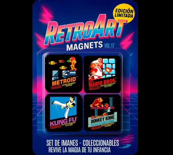 Producto - Set de Imanes Retro Games