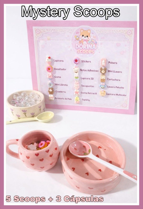 Producto - 5 Scoops Dorina + 3 Cápsulas