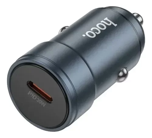 Producto - CARGADOR DE AUTO HOCO 30W TIPO C Z57A