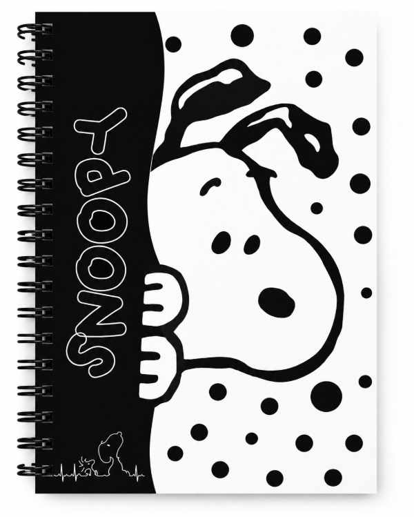 Producto - Cuaderno Snoopy - ByN