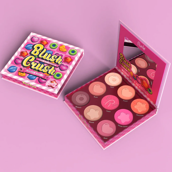 Producto - PALETA DE RUBORES BLUSH CRUSH / RUDE COSMETICS - 1