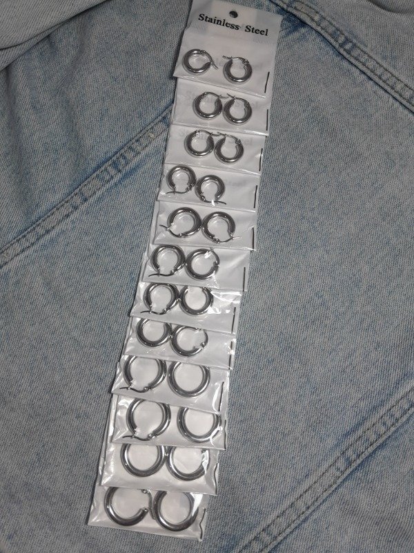 Producto - Aro argolla ancha maciza