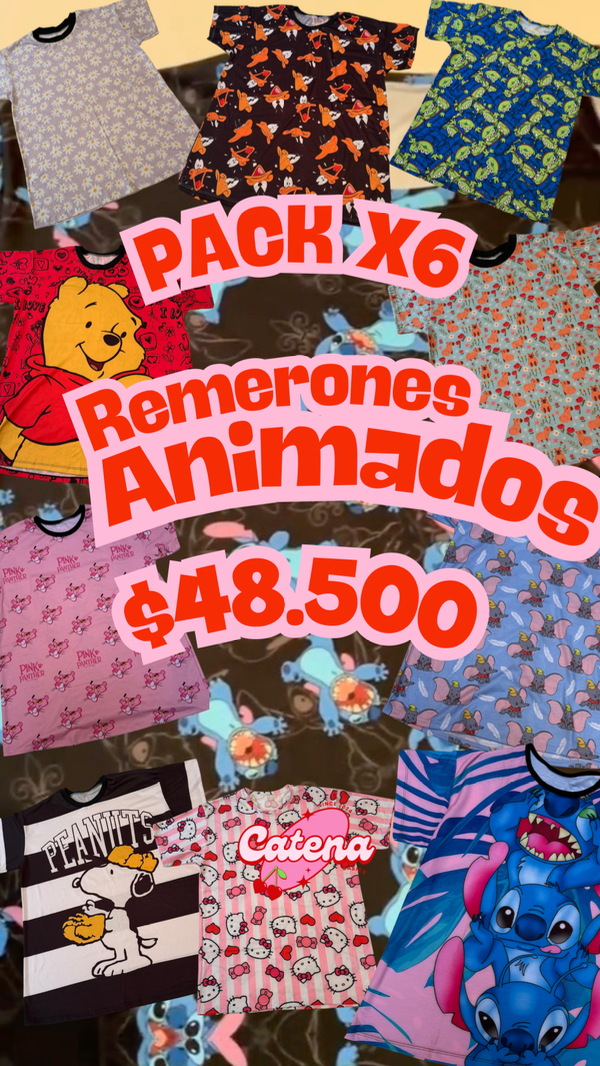 Producto - Pack 6 Remerones Surtidos