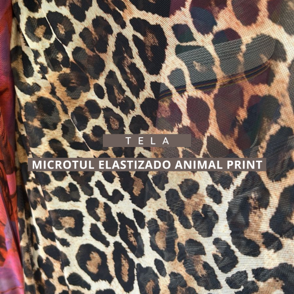 Producto - Microtull Elastizado Animal Print