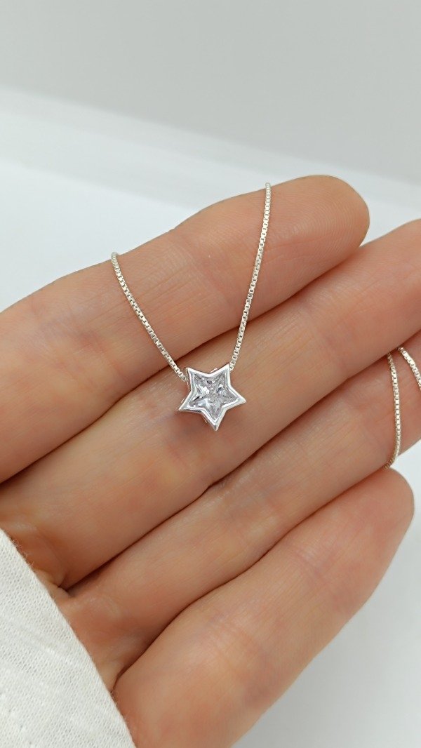 Producto - Dije Estrella con Cubic (Opción con Cadena)