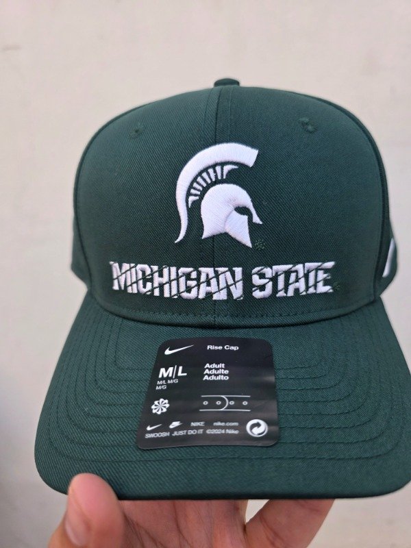 Michigan state spartans nike rise adjustable green — imagen 2