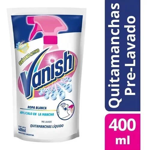 Producto - QUITAMANCHAS PRE LAVADO VANISH - ROPA BLANCA - 400ML