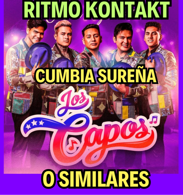 Producto - Ritmo automatico KONTAKT Cumbia Sureña LOS CAPOS O Similares