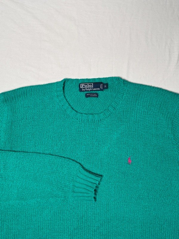 Producto - Sweater Polo Ralph Lauren Algodón Verde T. M - 1