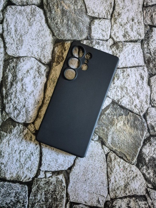 Producto - Funda tpu simil silicon Samsung S25 Ultra negra