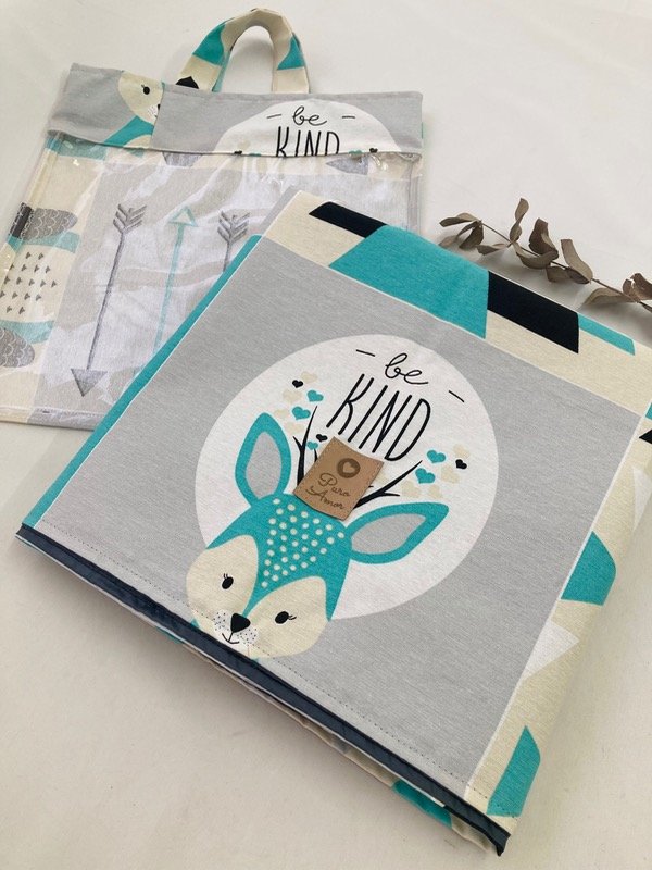 Producto - Lona patch natural y aqua