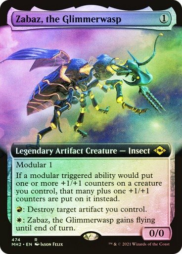 Producto - Zabaz, the Glimmerwasp (Extended Art Foil)