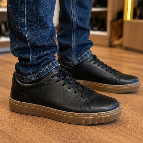 Producto - Zapatilla Boating Deck negra