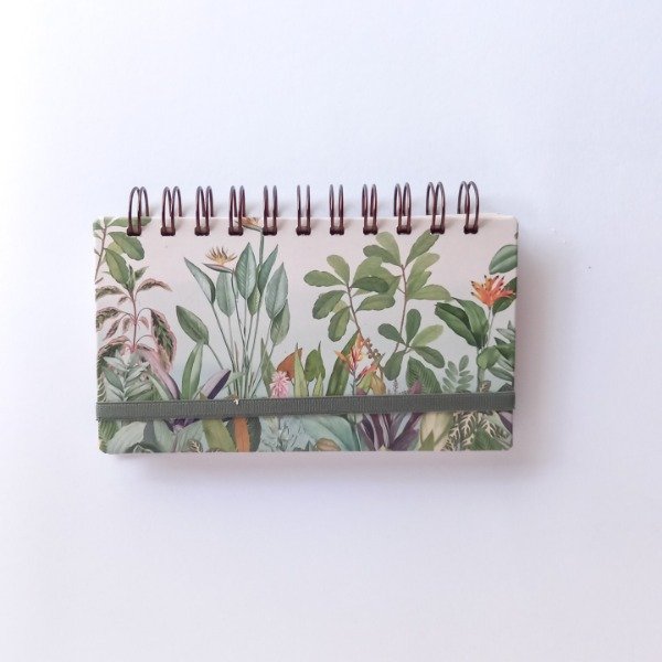Producto - Agenda 2026 Anillada Pocket (9x16cm) Semana a la Vista - Selva Tropical