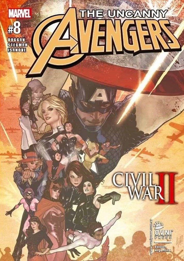 Producto - CIVIL WAR II THE UNCANNY AVENGERS 08 [USADO]