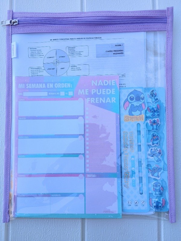 Producto - Sobre Cristal Grande A4 Lila