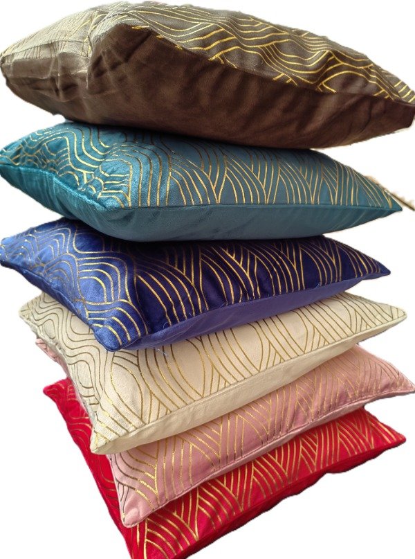 Producto - FUNDA DE ALMOHADON LINEA DORADA