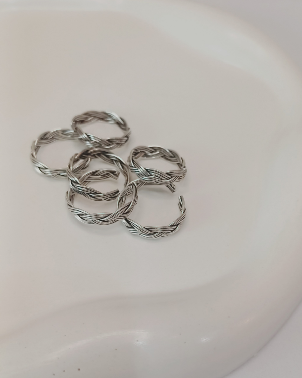 Producto - ANILLO TRENZADO EMPABONADO REGULABLE