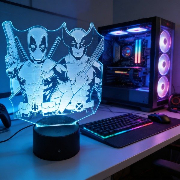 Producto - Velador deadpool wolverine