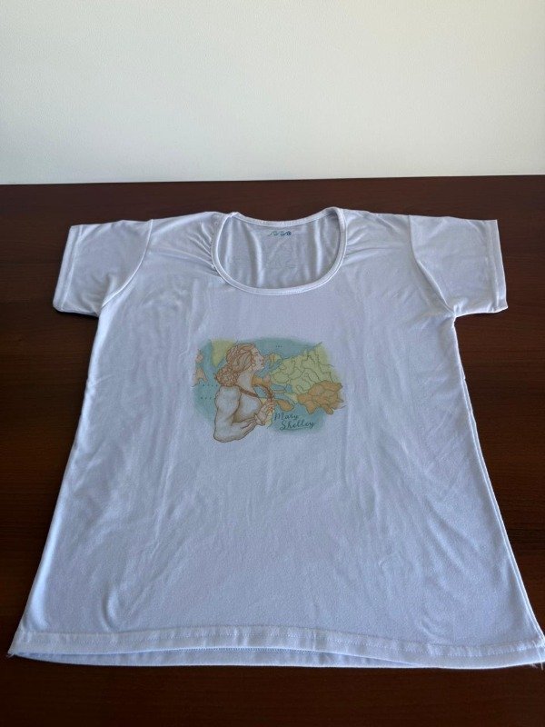 Producto - Remera/ Mary Shelley Dama Blanco