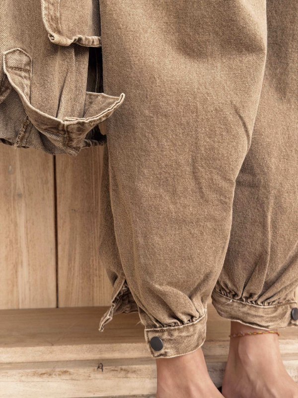 Producto - BALLOON FIT DENIM CHOCOLATE - 3