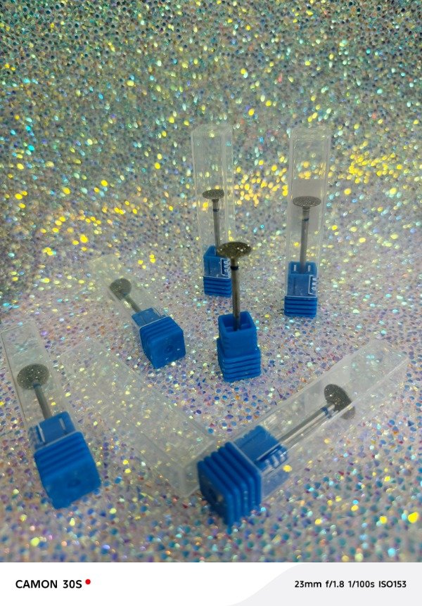 Producto - Fresa plana diamantada pedicuria