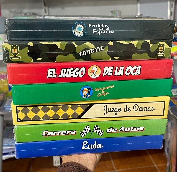 Producto - Juegos surtidos en caja 26x17cm x1