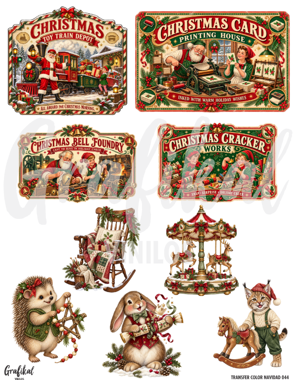 Producto - Transfer Color Navidad 044