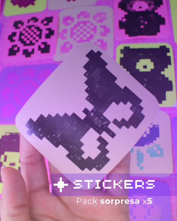 Producto - STICKERS x 5 - TINTA NEGRA