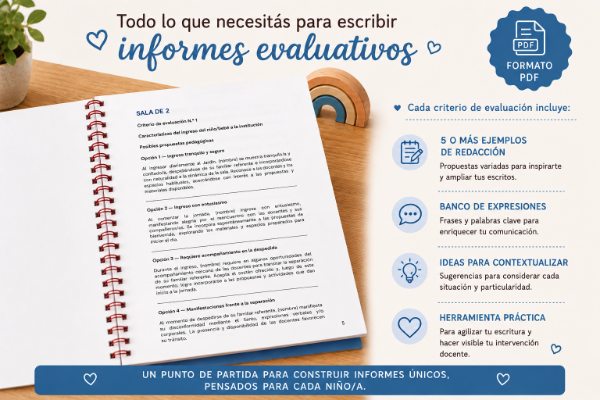 Producto - Banco de frases para informes evaluativos-Sala de 2 años - 1