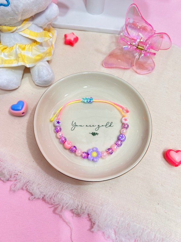 Producto - PULSERA FLOR LILA