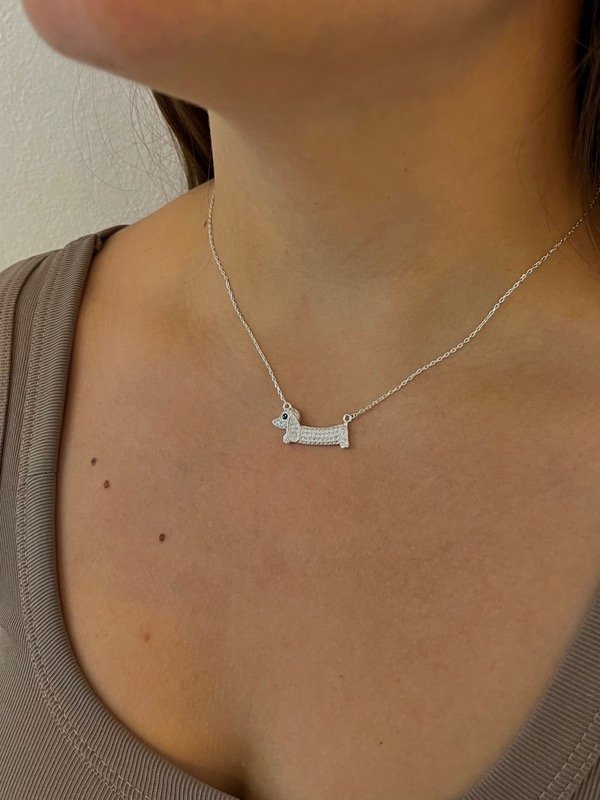 Producto - Collar salchi con micropave 40-45cm