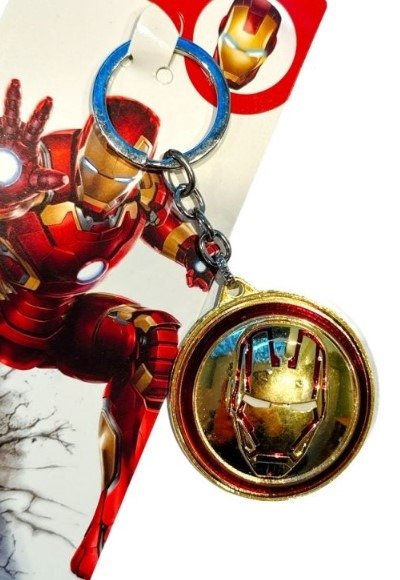 Producto - Llavero giratorio Iron Man dorado