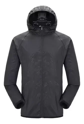 Producto - Campera Rompeviento negra