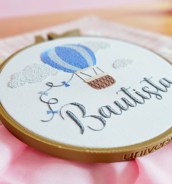 Producto - Nombre Bordado diseño Globo