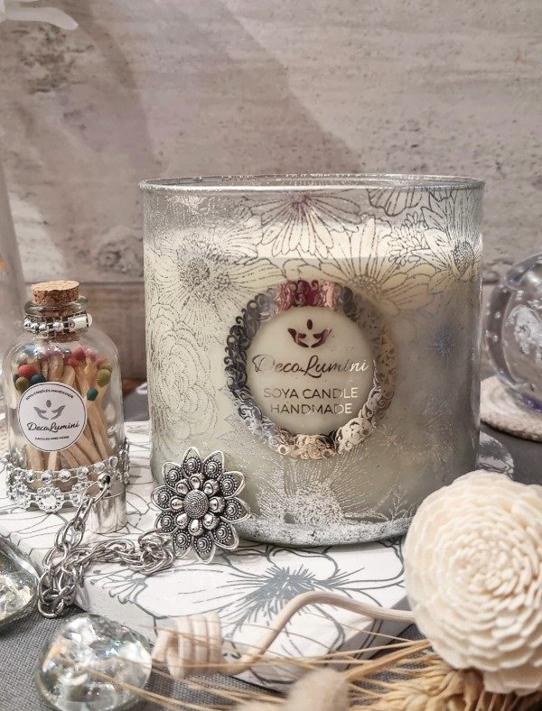 Producto - VELA GLAM LOVE FLOWERS