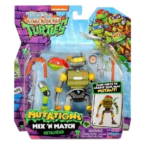 Producto - Teenage Mutant Ninja Turtles Mutations Mix 'N Match MetalHead