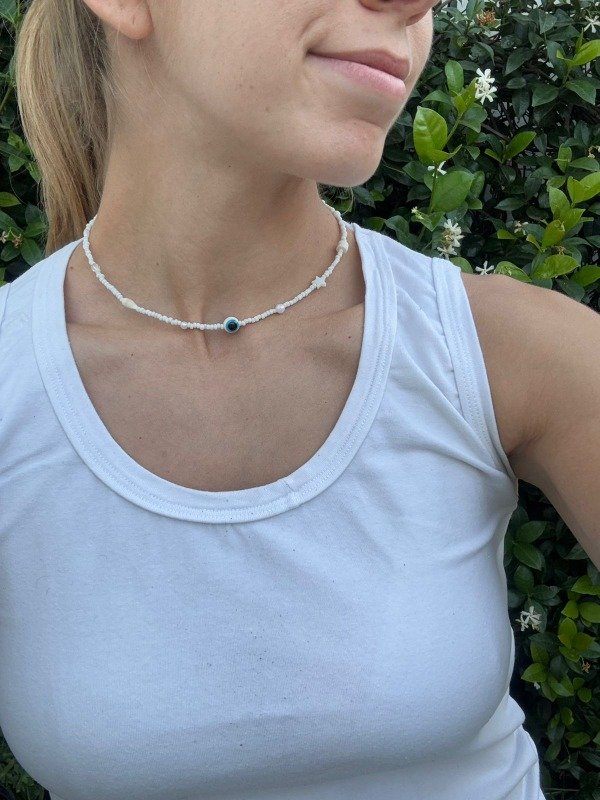 Producto - Collar Ojo Blanco 2