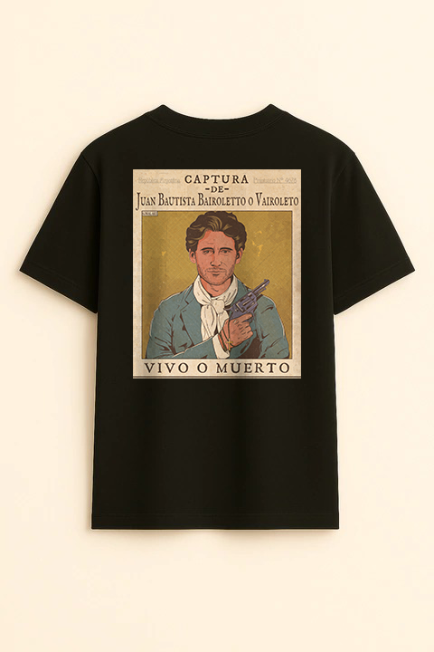 Producto - Se Busca Bairoletto (Negra Clásica Hombre Dorsal)