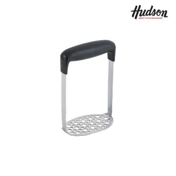Producto - PISAPAPAS ACERO INOXIDABLE MANGO NEGRO HUDSON (cod. 4208)