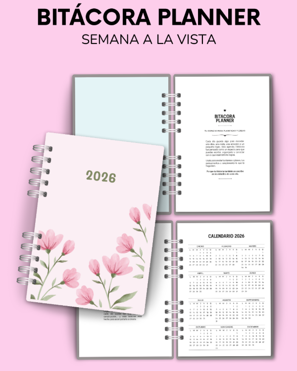 Producto - BITÁCORA PLANNER - semana a la vista