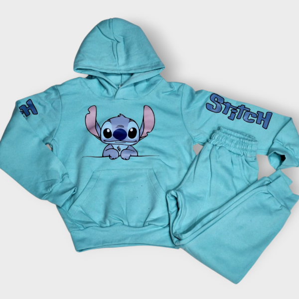 Producto - Conjunto de Nena Frizado Stich T6, T12