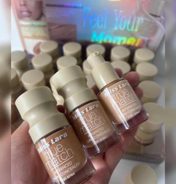 Producto - Base de maquillaje alta cobertura Miss Lara tres tonos disponibles