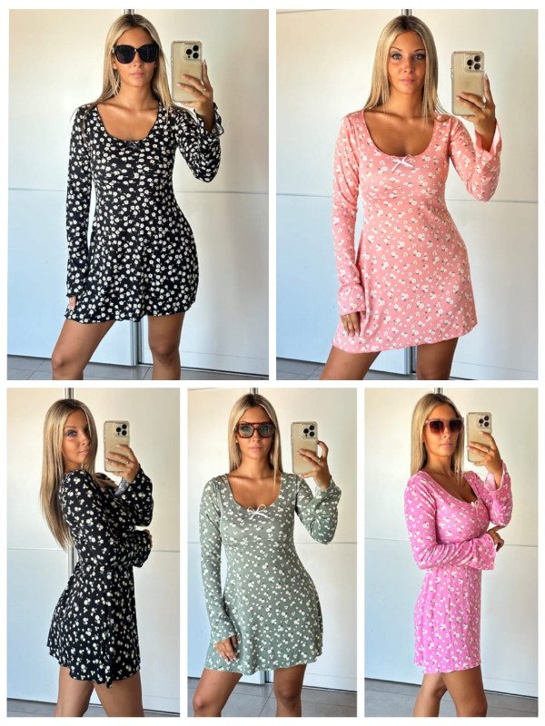 Producto - Linea Lady!! Vestido oxford estampado